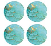 Tapis de souris grand format à motif marbre abstrait, design ergonomique avec repose-poignet en gel à mémoire de forme pour un confort accru,