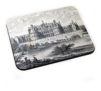 Tapis de souris Gravure ancienne chateau de chambord renaissance france G