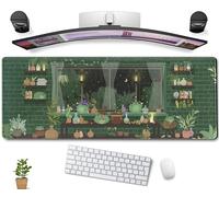 Tapis de Souris Grenouille Kawaii, Tapis de Bureau Mignon Vert Anime Grenouilles, XL Grand Tapis de Souris de Jeu pour Femmes, Gamer Filles, Bureau, décor de Bureau, Ordinateur, Ordinateur Portable,