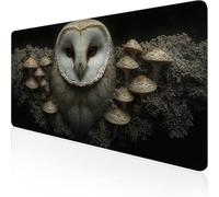 Tapis de Souris gris Tapis de Souris Gamer 800x300x3mm Grand Sous Main Bureau animal Modèle, Base Antidérapante en Caoutchouc Mousepad, Imperméable Durable Mouse Pad pour PC Gamer & Deco Bureau D1-542