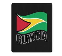 Tapis De Souris Guyana Flag Guyanese Mouse Pad Résistant Aux Eclaboussures Accessoires De Jeu Antidérapante Tapis Souris pour Bureau Ordinateur Travail L