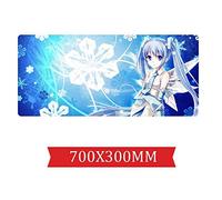 Tapis De Souris Hatsune Miku 700X300Mm, Grand Tapis De Souris De Jeu Professionnel Grand Format XXL avec Base De 3 Mm D'Épaisseur, pour Les C