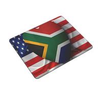 Tapis De Souris Heart South Africa South African American Flag Mouse Pad Résistant Aux Eclaboussures sous-Main Antidérapante Mousepad pour Travail Ordinateur Portable Gaming L