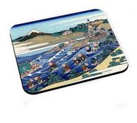 Tapis de souris Hokusai art japon peinture mont fuji depuis kanaya G