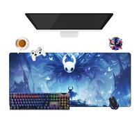 Tapis de Souris Hollow Anime Knight | Tapis de Souris Gamer Extra-Large XL (35.4" × 15.7" × 0.12") | Usage Bureau, Étude & Maison | Base Antidérapante + Surface Douce (4)