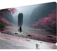 Tapis de Souris Homme Tapis de Souris Gaming XXL 700x400x3mm, Mystère Mouse Pad Imperméable et Antidérapant Les Bords à Double Couture Assurent Durabilité, Tandis Microfibre Cadeaux Homme N1-1141