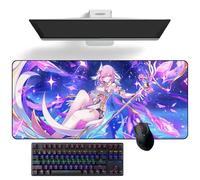 Tapis de Souris Honkai Impact 3rd Elysia Tapis de Bureau Anime Tapis de Clavier Grands Tapis de Souris Tapis de Souris en Caoutchouc
