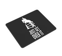 Tapis De Souris Horse Horseback Just Get Over It Mousepad Antidérapante Mouse Pad Résistant Aux Eclaboussures Accessoires De Jeu pour Bureau Gaming Jeu M