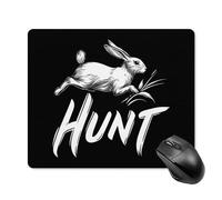 Tapis De Souris Hunt Hunting Rabbit Running Mouse Pad Glissement Facile Accessoires De Jeu Portable Mousepad pour Travail Ordinateur Portable Jeu S