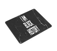 Tapis De Souris I Am Black History Front sous-Main Antidérapante Tapis Souris Glissement Facile Mouse Pad pour Ordinateur Gaming Bureau XL