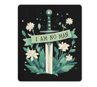 Tapis De Souris I Am No Man Tapis Souris Résistant Aux Eclaboussures Mouse Pad Imperméable Mousepad pour Travail Ordinateur Portable Bureau L