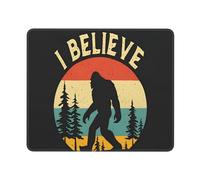 Tapis De Souris I Believe Sasquatch Bigfoot Accessoires De Jeu Portable Mousepad Glissement Facile sous-Main pour Travail Ordinateur Portable Bureau M