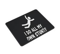 Tapis De Souris I Do All My Own Stunts Black sous-Main Imperméable Accessoires De Jeu Antidérapante Mousepad pour Ordinateur Portable Bureau Travail M