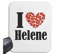 Tapis de souris I love Helene Idée Tapis de souris (Souris)... pour votre bureau... Dans la taille 23 cm x 19 cm x 0,3 cm pour tout passionné/Fan exactement le Bon