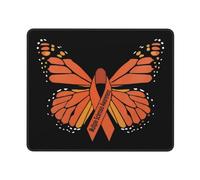 Tapis De Souris Illustration De Papillon pour La Sensibilisation À La Scléroses en Plaques 25X30Cm Antidérapante Tapis De Souris Gaming Douce Mouse Pad pour Gamer Bureau