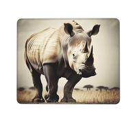 Tapis de souris imperméable avec base en caoutchouc antidérapant - Motif animal de l'Afrique du Sud - Lavable - Pour ordinateur portable, bureau, maison - 21,1 x 26,2 cm