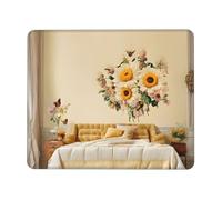 Tapis de souris imprimé (abeilles rurales) 20,1 x 24,1 cm, imperméable et antidérapant, base en caoutchouc pour ordinateur portable, tapis de bureau pour décoration de bureau à domicile