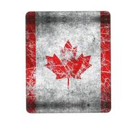 Tapis de souris imprimé drapeau du Canada, tapis de souris pour ordinateur portable, 25,4 x 30,5 cm, bureau 20,9 x 24,1 cm