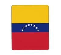 Tapis de souris imprimé drapeau du Venezuela confortable - Base antidérapante en cuir PU, design lisse et moderne pour bureau, maison, 7 x 21,8 cm
