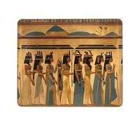 Tapis de souris imprimé Égypte antique en caoutchouc pour bureau et jeu vidéo