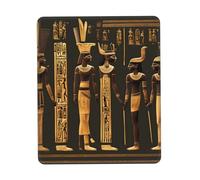 Tapis de souris imprimé hiéroglyphe égyptien antique, tapis de souris pour ordinateur portable, 25,4 x 30,5 cm, bureau 20 x 24,1 cm