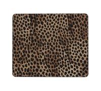 Tapis de souris imprimé léopard 25,4 x 30,5 cm, tapis de souris antidérapant pour ordinateurs, ordinateurs portables, bureau, maison