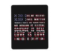 Tapis De Souris in This House We Believe Mousepad Doux sous-Main Parfait Mouse Pad pour Voyage Table Claviers 25X30CM