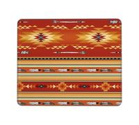 Tapis De Souris Indien Du Sud-Ouest Des États-Unis Aztèque Navajo Accessoires De Jeu Mac Et Pc Étanche Tapis De Souris Gaming Moderne Gamer Mouse Pad Pour Gaming Travail Bureau 25X30Cm
