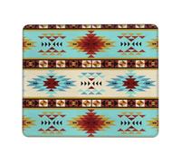 Tapis De Souris Indien du Sud-Ouest des États-Unis Aztèque Navajo Mousepad De Bureau Durable Accessoire Bureau Durables Tapis De Souris Gaming pour Bureau Ordinateur Souris 25X30Cm