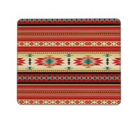 Tapis De Souris Indien du Sud-Ouest des États-Unis Aztèque Navajo Mousepad De Bureau Durable Gamer Mouse Pad Portable Souris Tapis pour Travail Ordinateur Souris 25X30Cm