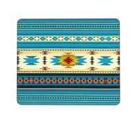 Tapis De Souris Indien Du Sud-Ouest Des États-Unis Aztèque Navajo Mousepad Durable Tapis De Souris De Jeu Portable Mouse Pad Pour Pc Souris Clavier 25X30Cm