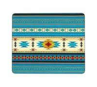 Tapis De Souris Indien Du Sud-Ouest Des États-Unis Aztèque Navajo Mousepad Lavable Souris Tapis Étanche Accessoires De Jeu Mac Et Pc Pour Souris Pc Ordinateur 25X30Cm