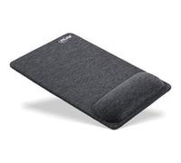 Tapis de souris avec repose-poignets, textile, noir
