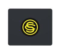 Tapis De Souris Insigne De L'École des Aspirants Officiers Lavable Accessoire Bureau Base en Caoutchouc Anti-Dérapant Tapis De Souris Gaming pour Maison Pc Ordinateur 25X30Cm
