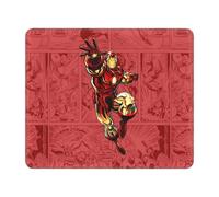 Tapis de souris Iron Man Custom Classics, doux et antiderapant, avec bords cousus, pour gamer