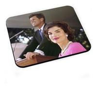 Tapis de souris Jackie et john kennedy president etats unis photo vintage G