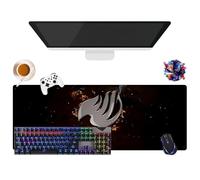 Tapis de Souris Japanese Fairy Anime Tail Lucy | Tapis de Souris Gamer Extra-Large XL (31.5" × 11.8" × 0.12") | Usage Bureau, Étude & Maison | Base Antidérapante + Surface Douce (5)