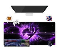 Tapis de Souris Japanese Fairy Anime Tail Lucy | Tapis de Souris Gamer Extra-Large XL (35.4" × 15.7" × 0.12") | Usage Bureau, Étude & Maison | Base Antidérapante + Surface Douce (1)