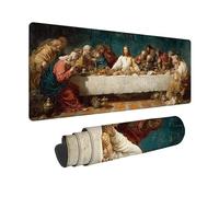 Tapis de Souris Jaune Tapis Souris XXL 60 x 30 cm, sous Main Bureau La CèNe Mouse Pad avec Bords Cousus, Imperméable Base en Caoutchouc Antidérapant Surface pour Bureau, Études, Gaming -zjn250954