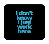 Tapis De Souris Je Ne Sais Pas, Je Viens De Me Réveiller Ici. Accessoires De Jeu Résistant Aux Eclaboussures Mousepad Portable Tapis Souris pour Travail Ordinateur Ordinateur Portable M