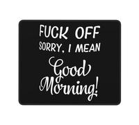 Tapis De Souris Je Ne Veux Pas Être Impoli, mais Ferme-La Et Va Te Faire Foutre. 25X30Cm Bords Cousus Tapis De Souris Gaming Douce Tapis pour Travail Ordinateur