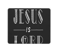 Tapis De Souris Je_Sus is Lord Crossed Tapis Souris Résistant Aux Eclaboussures Mousepad Glissement Facile Mouse Pad pour Travail Gaming Ordinateur Portable S
