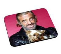 Tapis de souris Jean paul belmondo bad boy attention au chien G