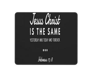 Tapis De Souris Jesus Christ is The Same Yesterday Today and Forever Christianty Mouse Pad Glissement Facile Tapis Souris Durable Accessoires De Jeu pour Travail Bureau Ordinateur Portable XL
