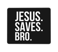 Tapis De Souris, Jésus Sauve Mon Frère Tapis De Souris D'Ordinateur Moderne Souris De Bureau Confort Mouse Pad pour Bureau Souris 25X30Cm