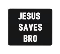 Tapis De Souris Jesus Saves Bro Christianty Tapis Souris Imperméable Mousepad Portable Accessoires De Jeu pour Ordinateur Gaming Bureau L