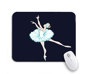 Tapis De Souris Jeune Ballerine Danseuse De Ballet Fille Croquis À Main Levée Bureau Tapis Souris Personnalisé Tapis De Souris Antidérapant, Pour Jeux, Ordinateur Portable, 25 x 30cm