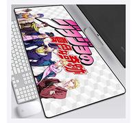 Tapis De Souris JoJo Bizarre Adventure 900X400Mm, Tapis De Souris Speed Gaming, Tapis De Souris Allongé Grand Format XXL avec Base Épaisse De 3 Mm, pour Ordinateurs Portables, Pc