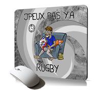 tapis de souris j'peux pas y'a rugby bande dessinée sport flexible jpeux pour gamer humoristique drole