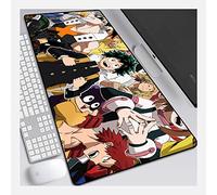 Tapis De Souris Justice 900X400Mm De My Hero Academia One, Tapis De Souris De Jeu Rapide Et Précis avec Une Base Épaisse De 3Mm, pour Ordinateurs Portables, Pc